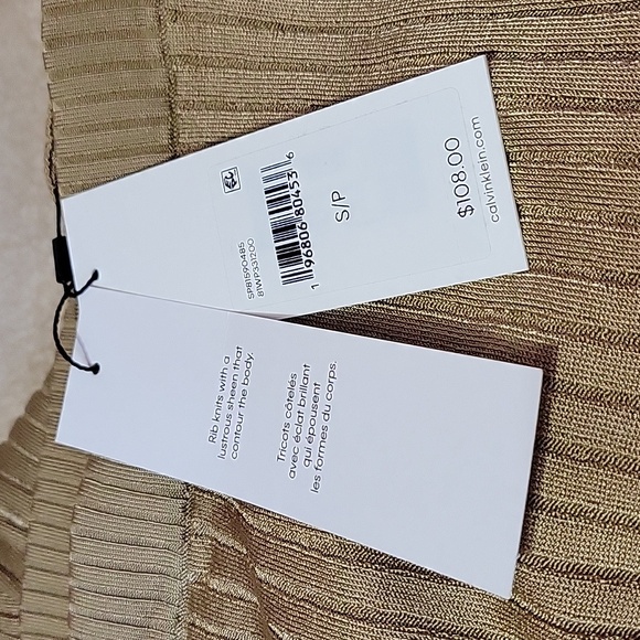 Calvin Klein Camel Colour Midi Skirt US S NWT - Picture 14 of 14